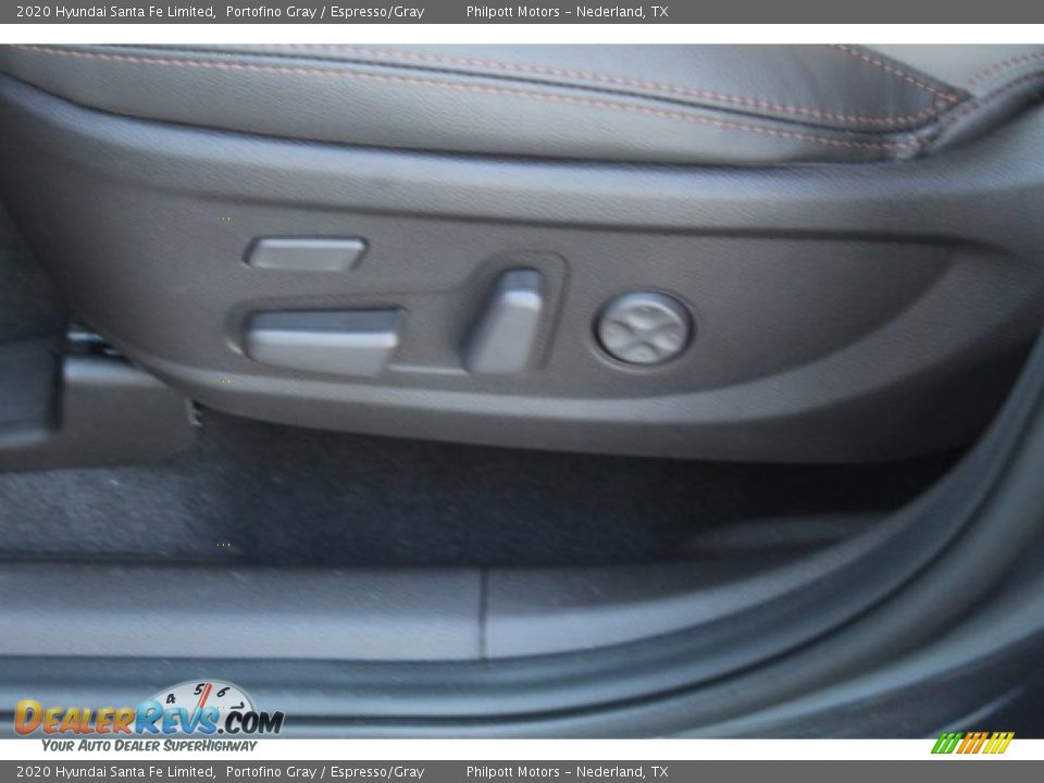 2020 Hyundai Santa Fe Limited Portofino Gray / Espresso/Gray Photo #11