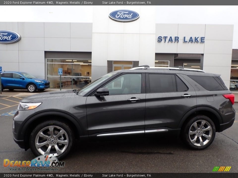 2020 Ford Explorer Platinum 4WD Magnetic Metallic / Ebony Photo #1