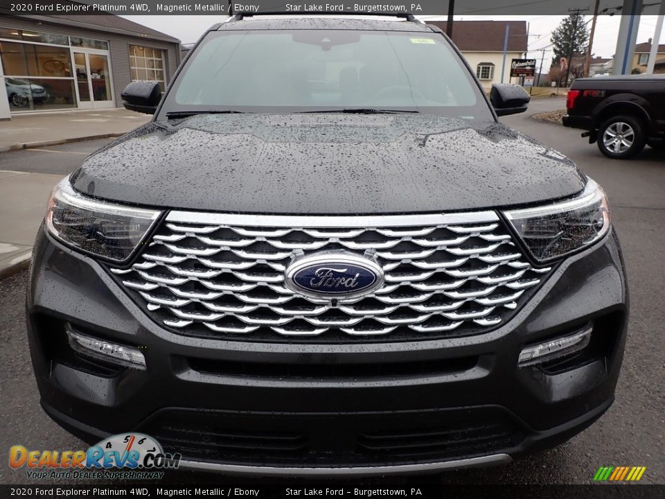 2020 Ford Explorer Platinum 4WD Magnetic Metallic / Ebony Photo #2