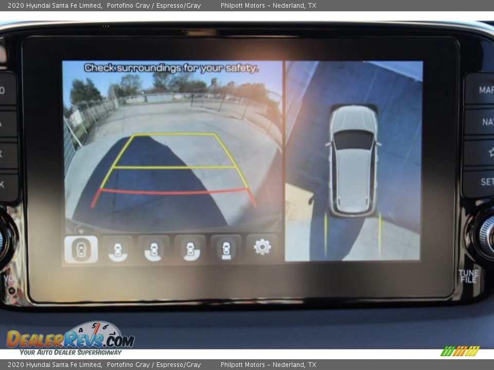 2020 Hyundai Santa Fe Limited Portofino Gray / Espresso/Gray Photo #19