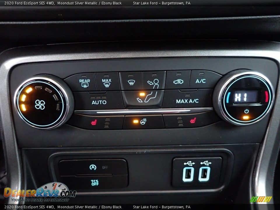 2020 Ford EcoSport SES 4WD Moondust Silver Metallic / Ebony Black Photo #19