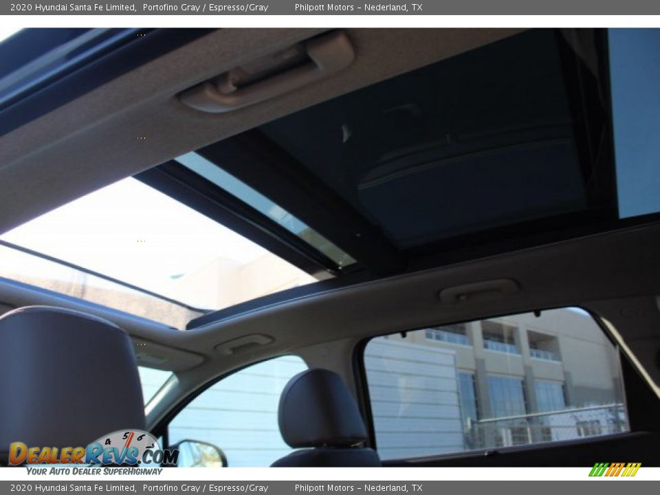 2020 Hyundai Santa Fe Limited Portofino Gray / Espresso/Gray Photo #22