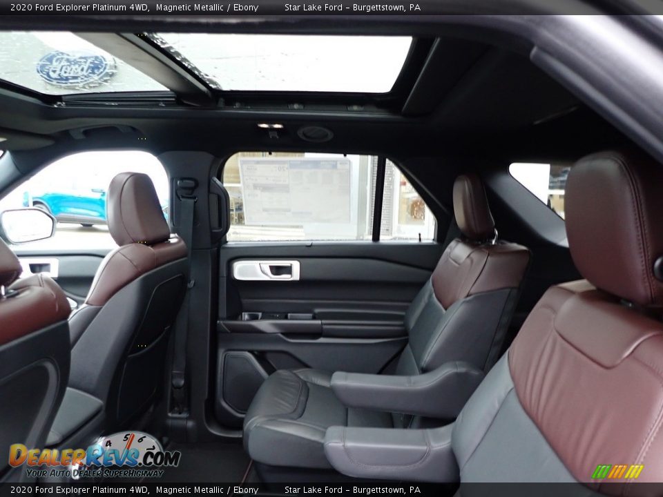 2020 Ford Explorer Platinum 4WD Magnetic Metallic / Ebony Photo #12