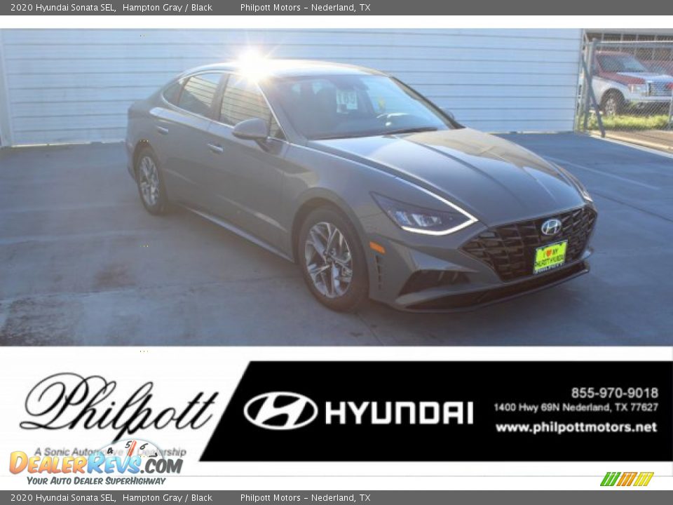 2020 Hyundai Sonata SEL Hampton Gray / Black Photo #1