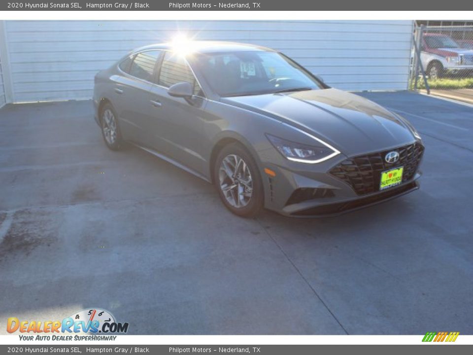 2020 Hyundai Sonata SEL Hampton Gray / Black Photo #2