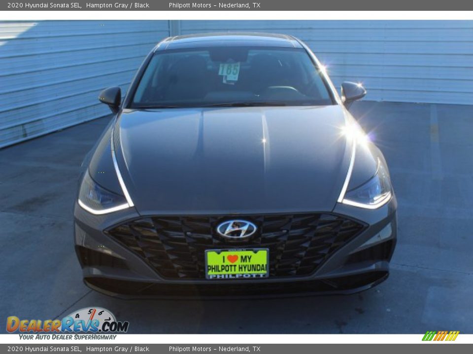 2020 Hyundai Sonata SEL Hampton Gray / Black Photo #3