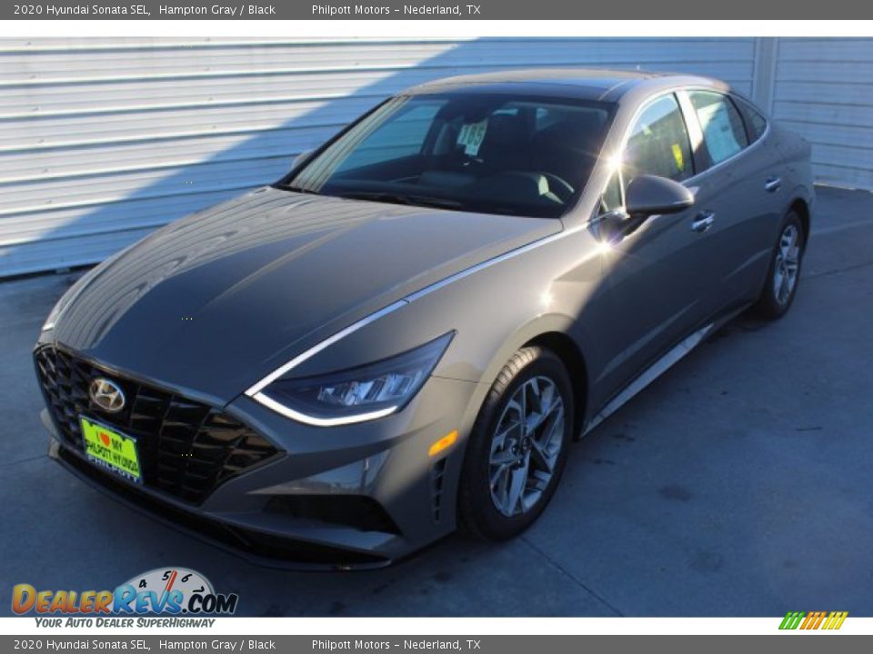 2020 Hyundai Sonata SEL Hampton Gray / Black Photo #4