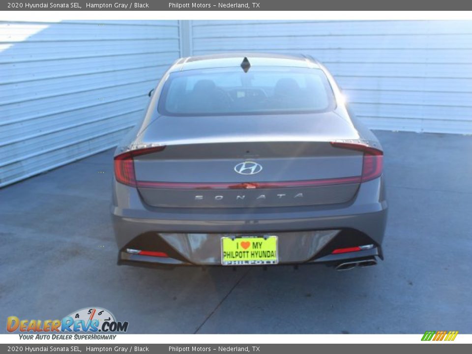 2020 Hyundai Sonata SEL Hampton Gray / Black Photo #7