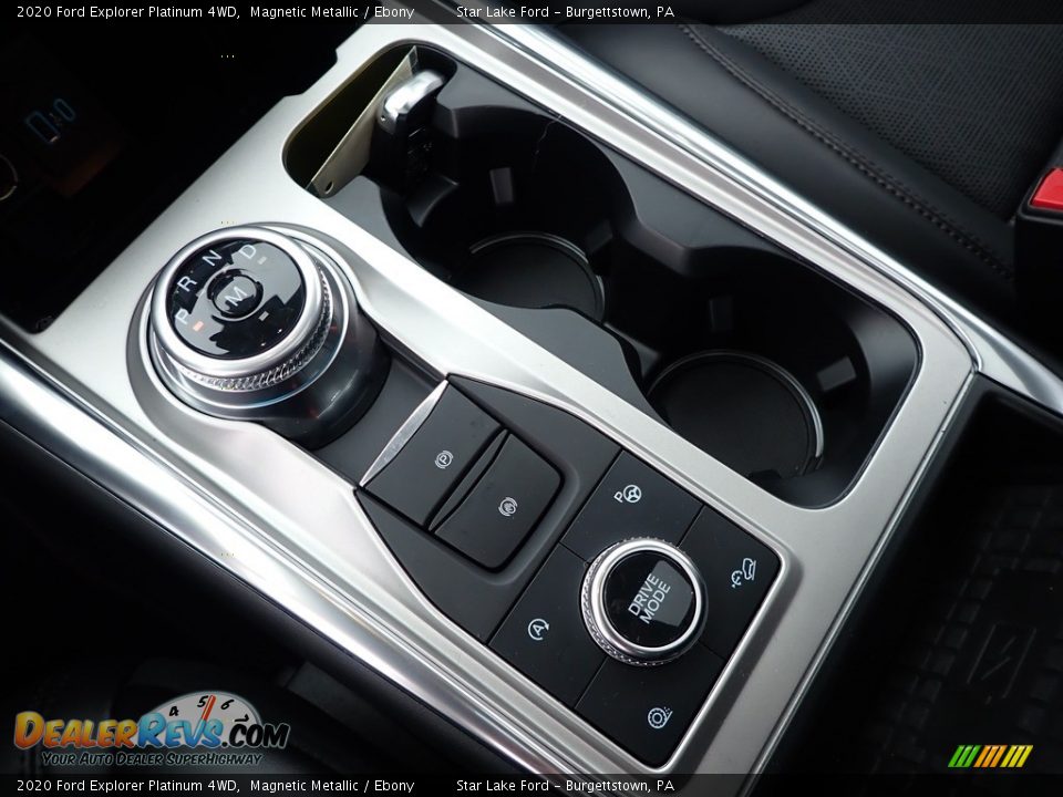 2020 Ford Explorer Platinum 4WD Magnetic Metallic / Ebony Photo #17