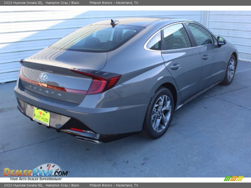 2020 Hyundai Sonata SEL Hampton Gray / Black Photo #8