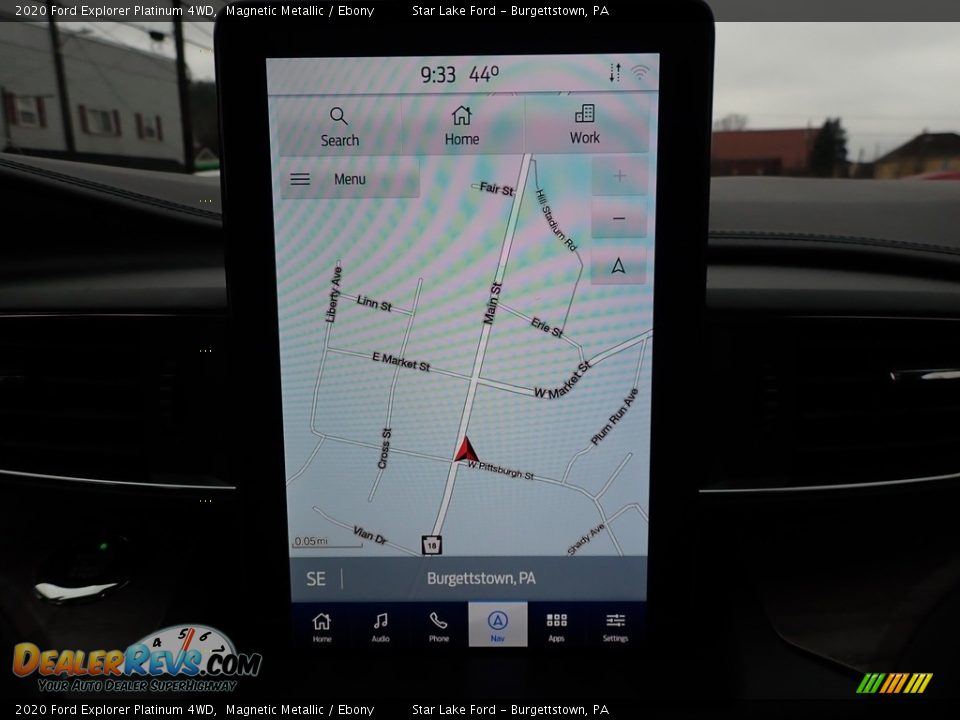2020 Ford Explorer Platinum 4WD Magnetic Metallic / Ebony Photo #19