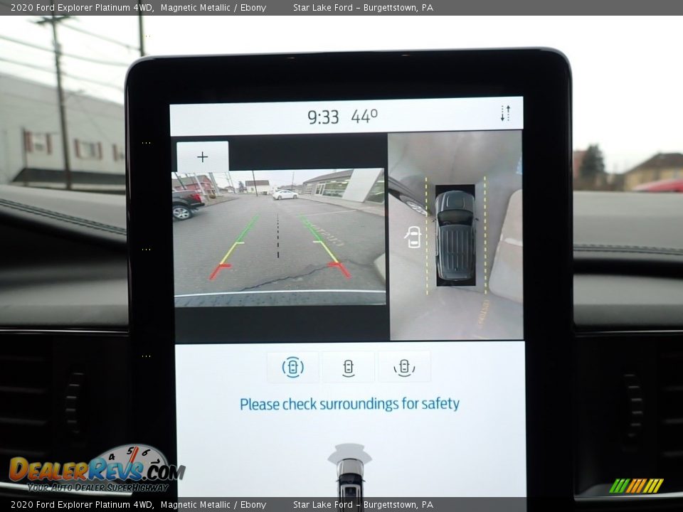 2020 Ford Explorer Platinum 4WD Magnetic Metallic / Ebony Photo #20