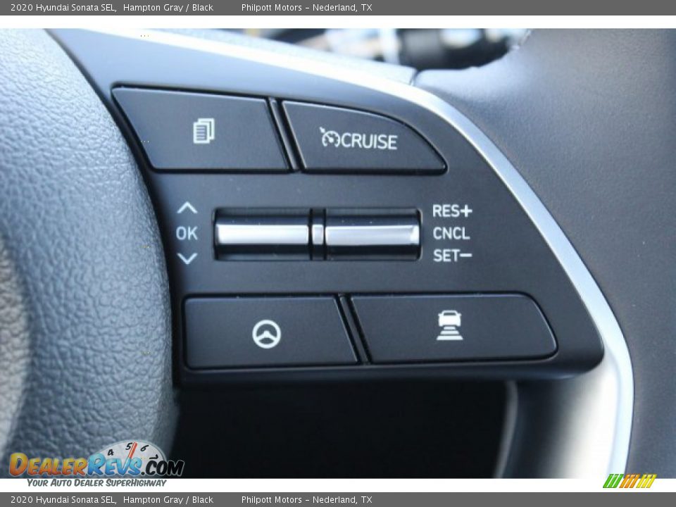 2020 Hyundai Sonata SEL Hampton Gray / Black Photo #13