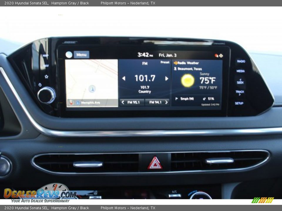 2020 Hyundai Sonata SEL Hampton Gray / Black Photo #16