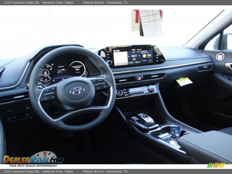 2020 Hyundai Sonata SEL Hampton Gray / Black Photo #22