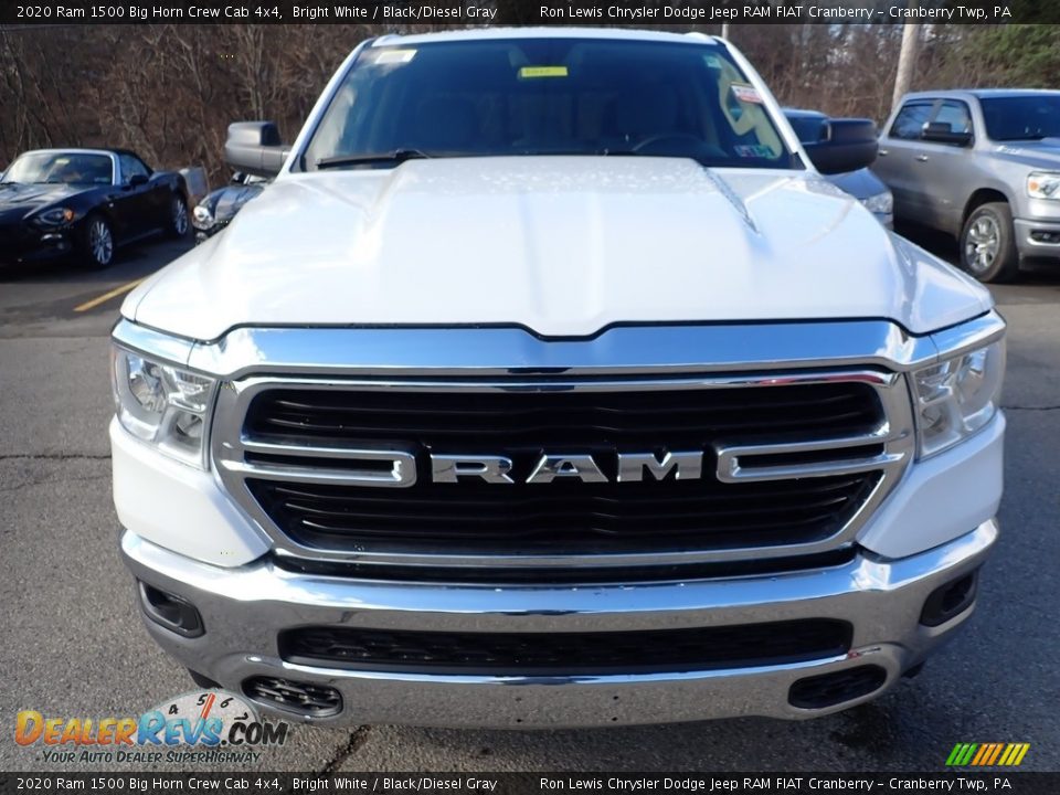 2020 Ram 1500 Big Horn Crew Cab 4x4 Bright White / Black/Diesel Gray Photo #8