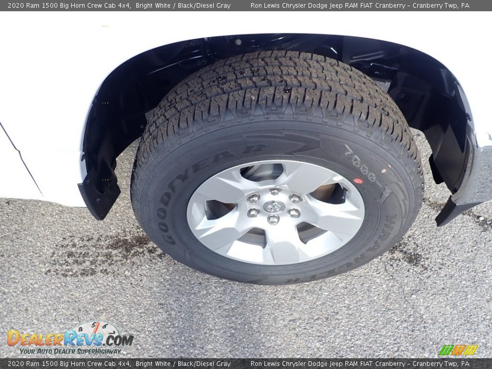 2020 Ram 1500 Big Horn Crew Cab 4x4 Bright White / Black/Diesel Gray Photo #9