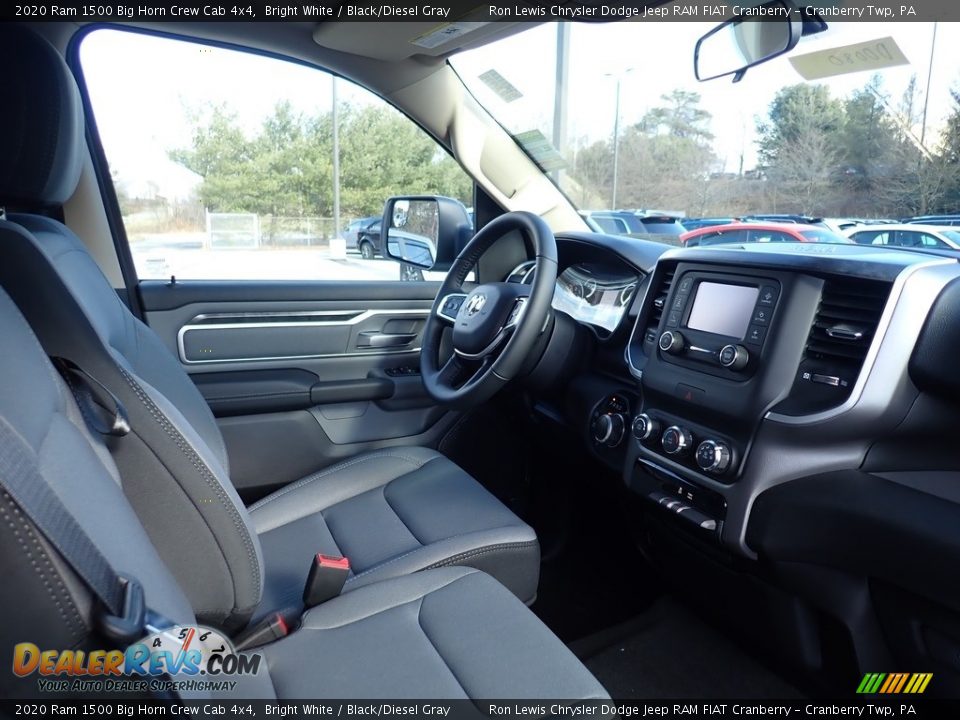 2020 Ram 1500 Big Horn Crew Cab 4x4 Bright White / Black/Diesel Gray Photo #11