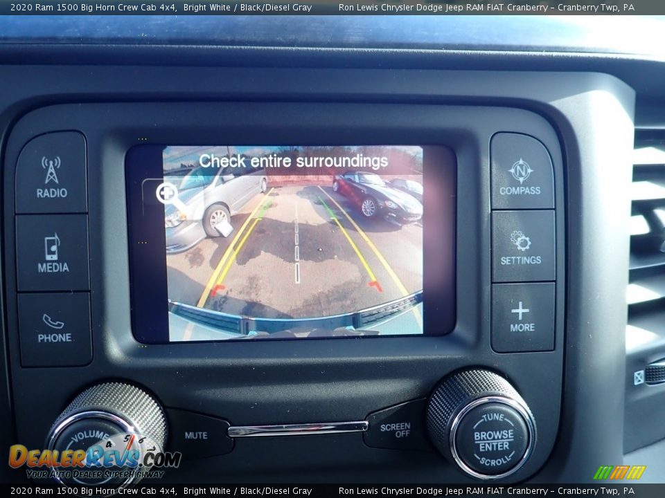 2020 Ram 1500 Big Horn Crew Cab 4x4 Bright White / Black/Diesel Gray Photo #18