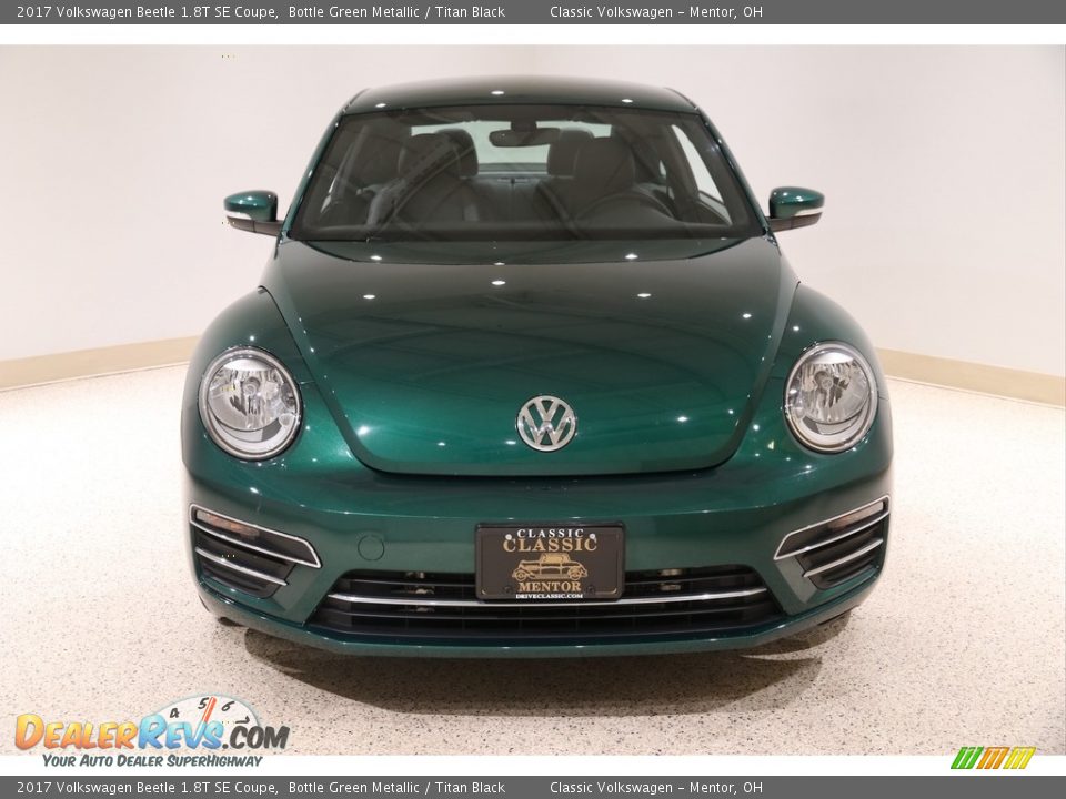 2017 Volkswagen Beetle 1.8T SE Coupe Bottle Green Metallic / Titan Black Photo #2