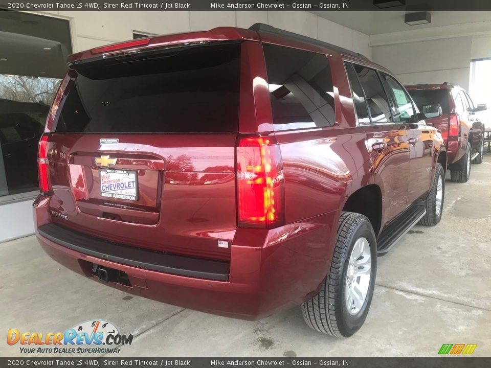 2020 Chevrolet Tahoe LS 4WD Siren Red Tintcoat / Jet Black Photo #3
