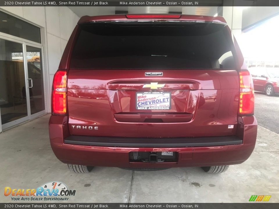 2020 Chevrolet Tahoe LS 4WD Siren Red Tintcoat / Jet Black Photo #4