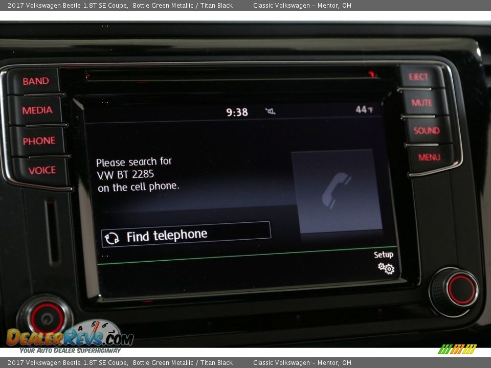 2017 Volkswagen Beetle 1.8T SE Coupe Bottle Green Metallic / Titan Black Photo #8