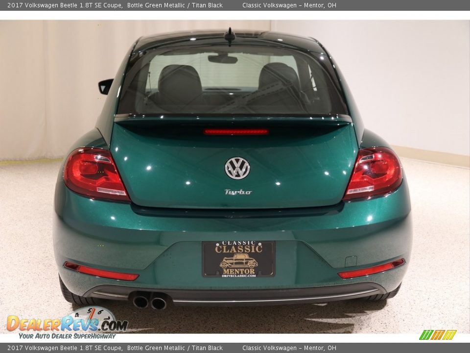2017 Volkswagen Beetle 1.8T SE Coupe Bottle Green Metallic / Titan Black Photo #15