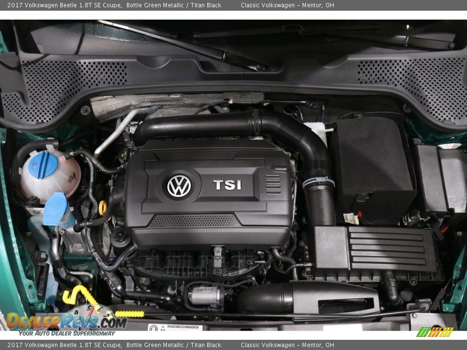 2017 Volkswagen Beetle 1.8T SE Coupe Bottle Green Metallic / Titan Black Photo #16