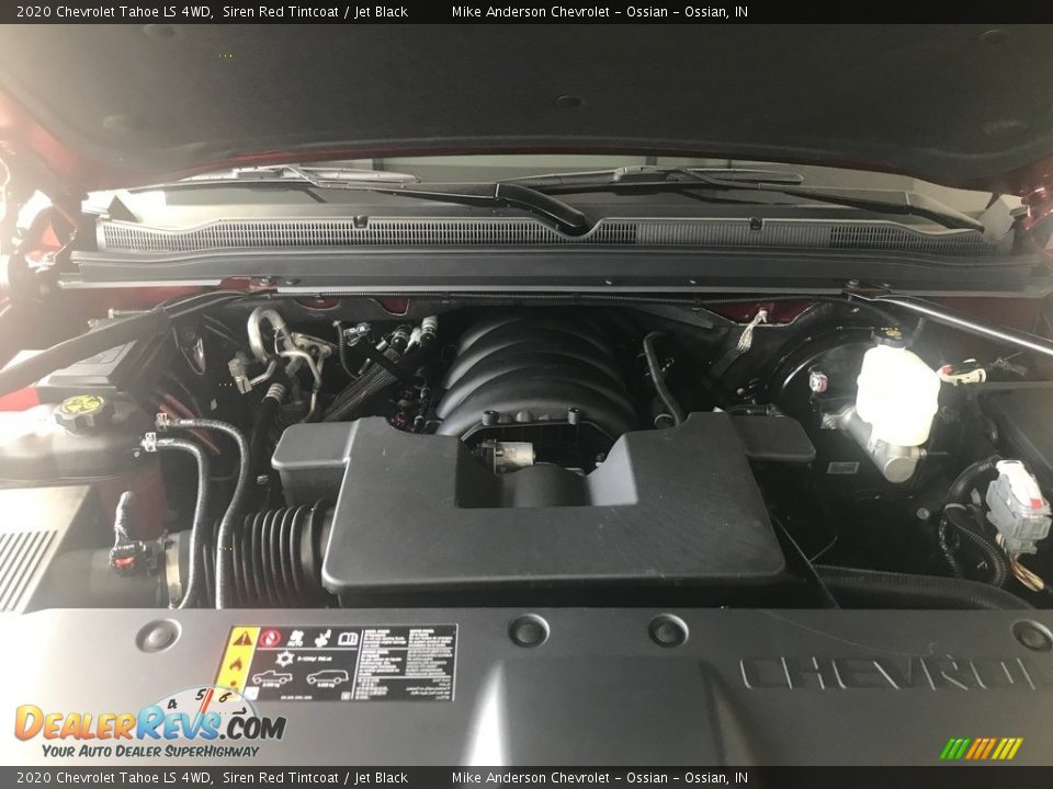 2020 Chevrolet Tahoe LS 4WD Siren Red Tintcoat / Jet Black Photo #13