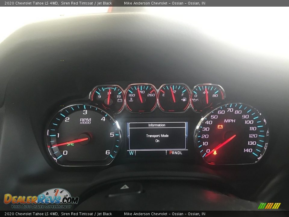 2020 Chevrolet Tahoe LS 4WD Siren Red Tintcoat / Jet Black Photo #16