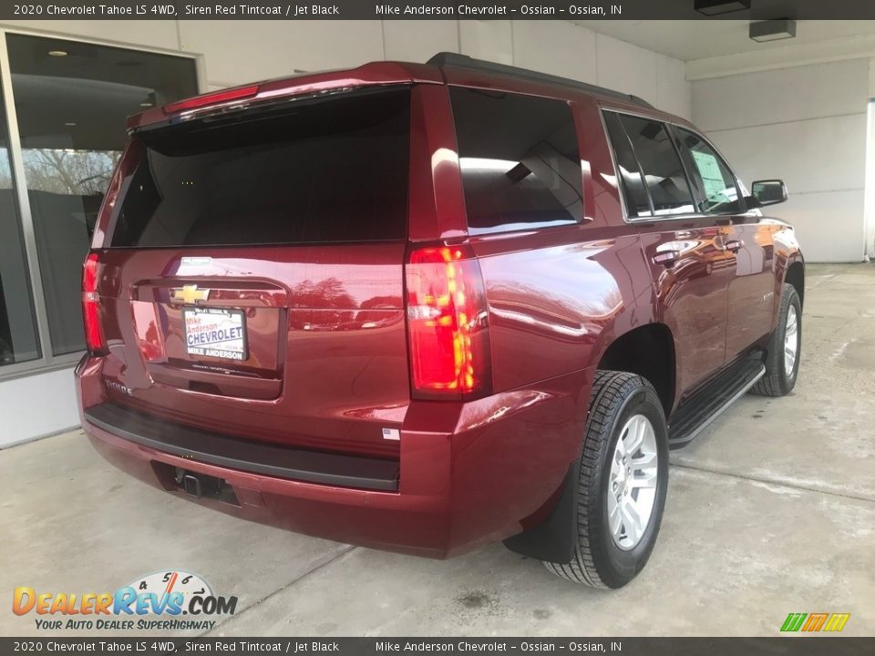 2020 Chevrolet Tahoe LS 4WD Siren Red Tintcoat / Jet Black Photo #3