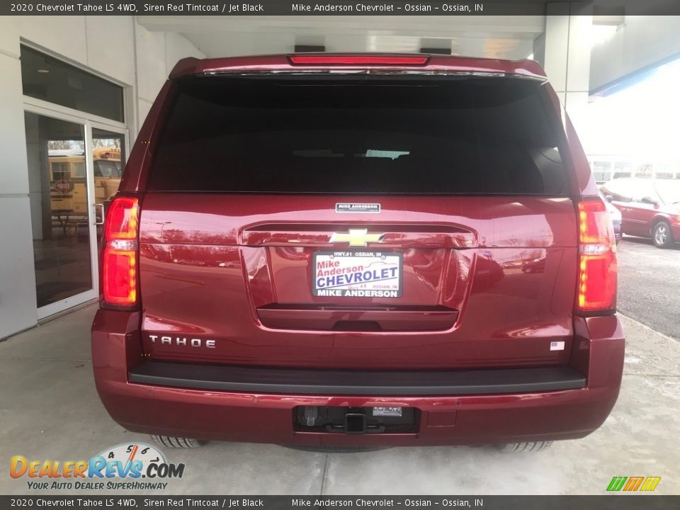 2020 Chevrolet Tahoe LS 4WD Siren Red Tintcoat / Jet Black Photo #4