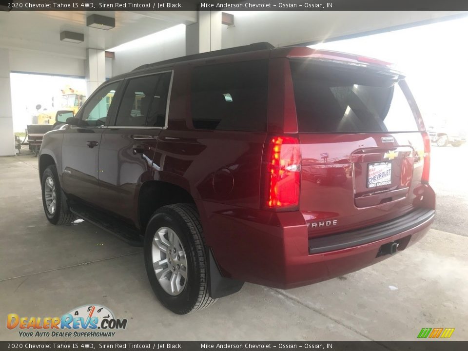 2020 Chevrolet Tahoe LS 4WD Siren Red Tintcoat / Jet Black Photo #5