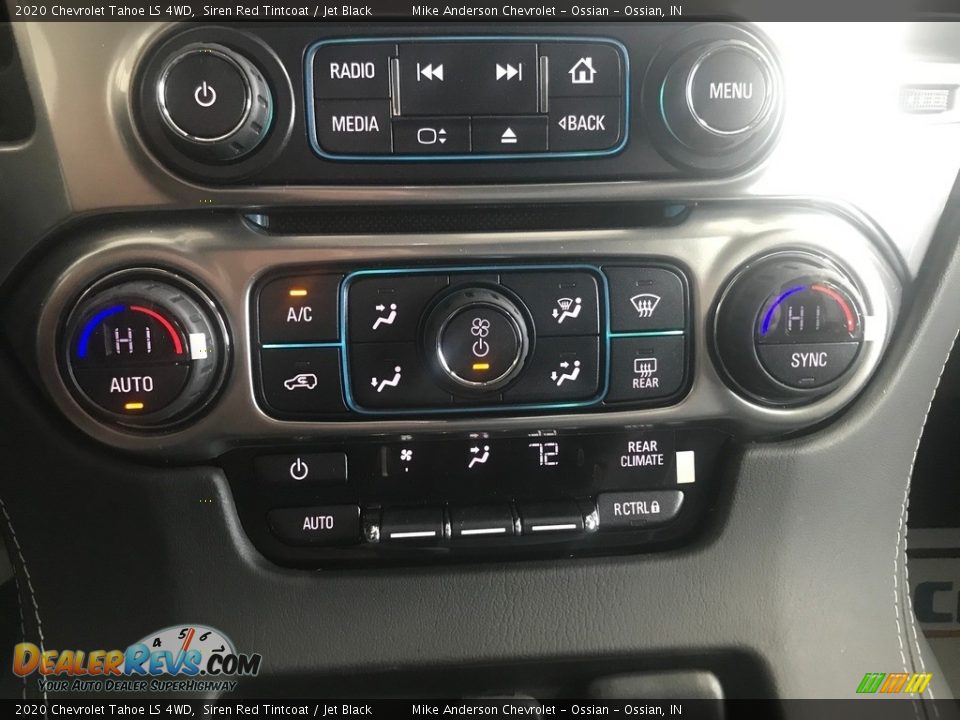 2020 Chevrolet Tahoe LS 4WD Siren Red Tintcoat / Jet Black Photo #23