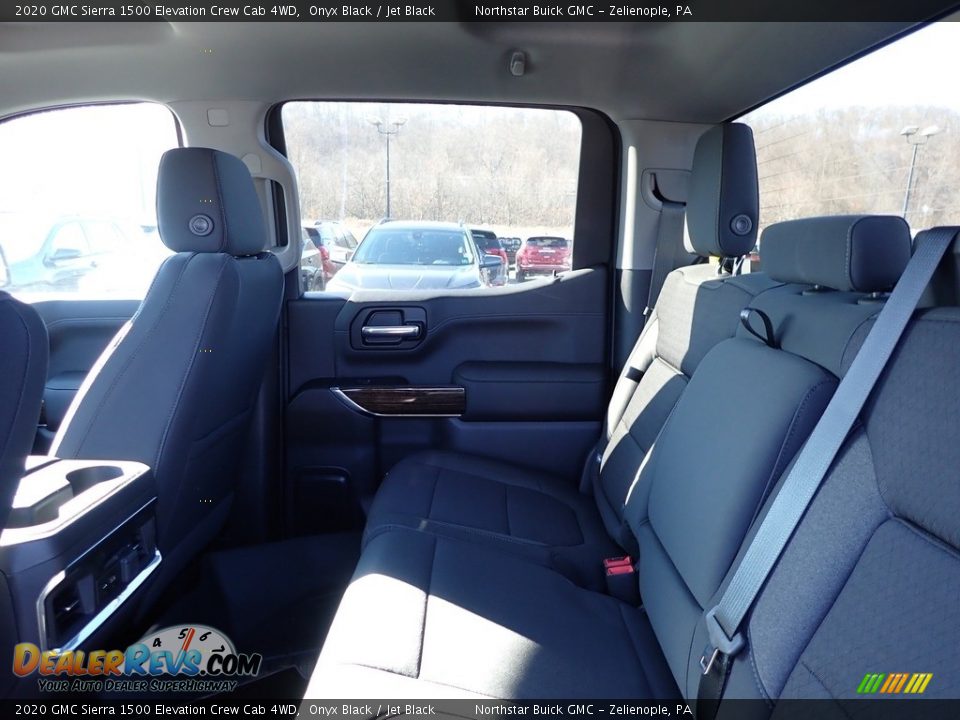 2020 GMC Sierra 1500 Elevation Crew Cab 4WD Onyx Black / Jet Black Photo #14