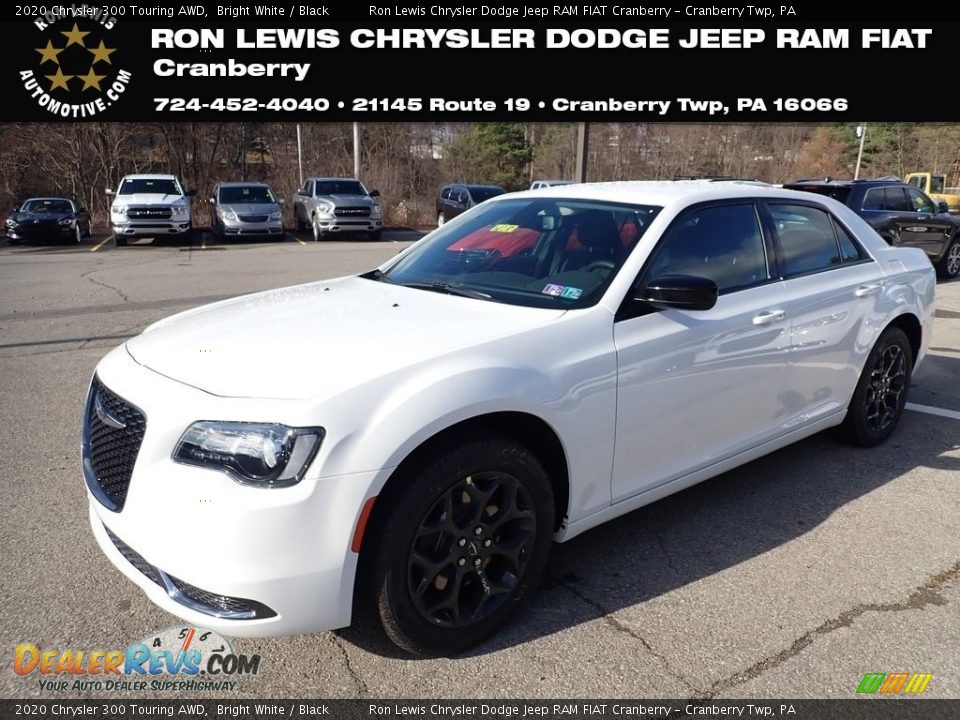 2020 Chrysler 300 Touring AWD Bright White / Black Photo #1