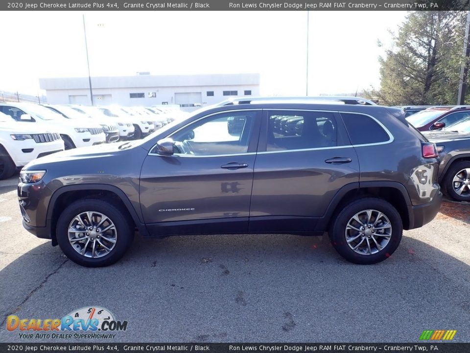 2020 Jeep Cherokee Latitude Plus 4x4 Granite Crystal Metallic / Black Photo #2