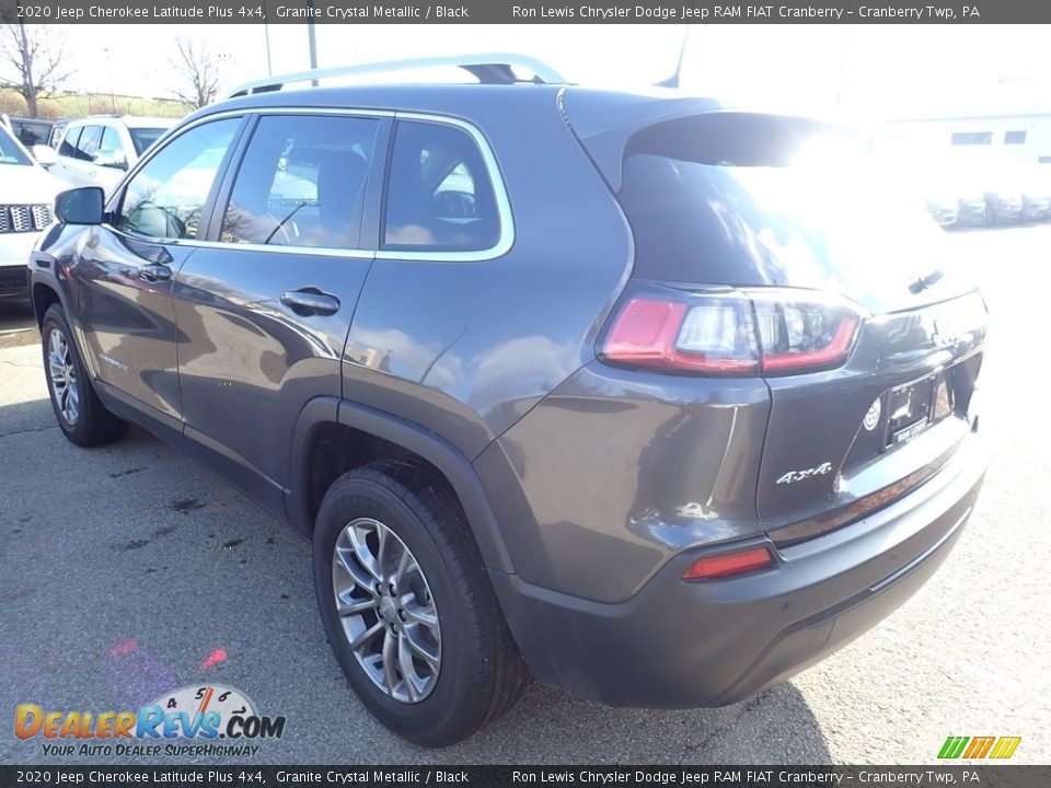 2020 Jeep Cherokee Latitude Plus 4x4 Granite Crystal Metallic / Black Photo #3