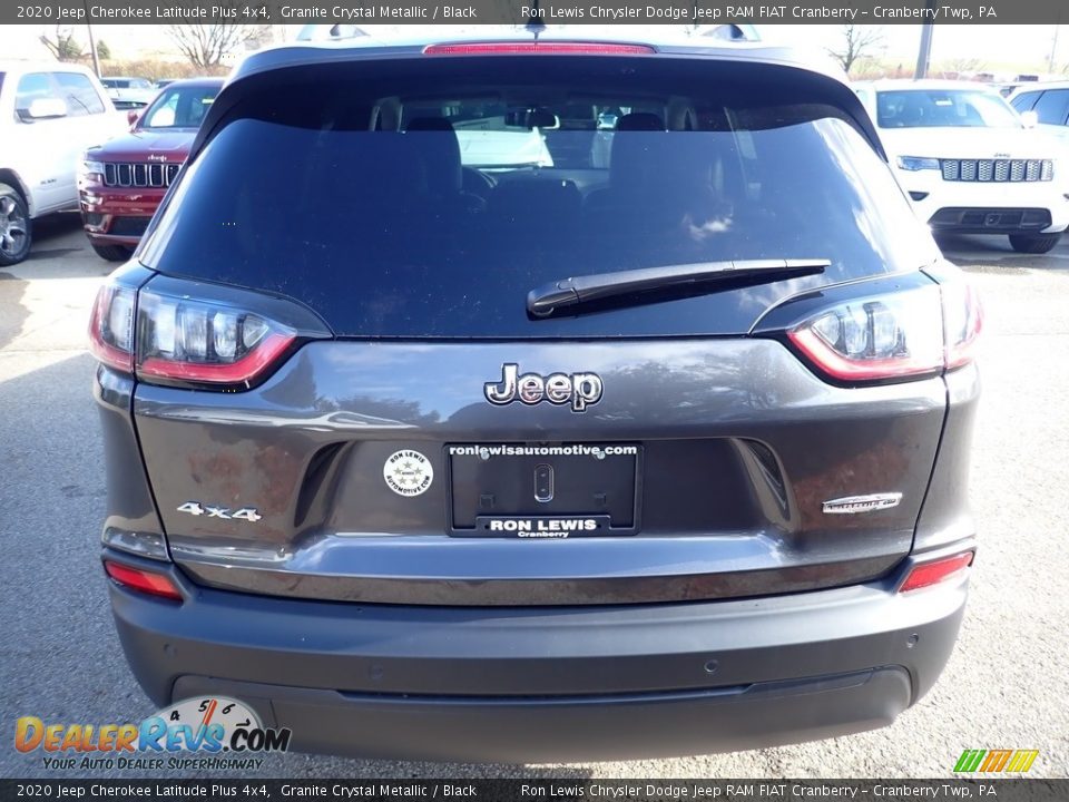 2020 Jeep Cherokee Latitude Plus 4x4 Granite Crystal Metallic / Black Photo #4