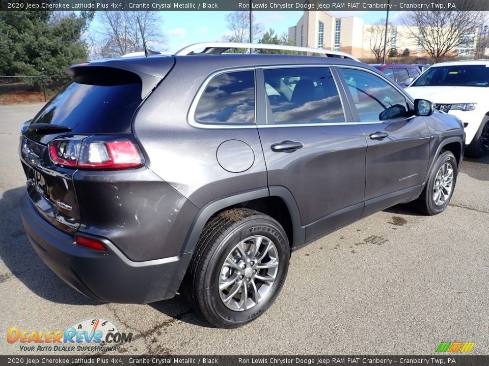 2020 Jeep Cherokee Latitude Plus 4x4 Granite Crystal Metallic / Black Photo #5