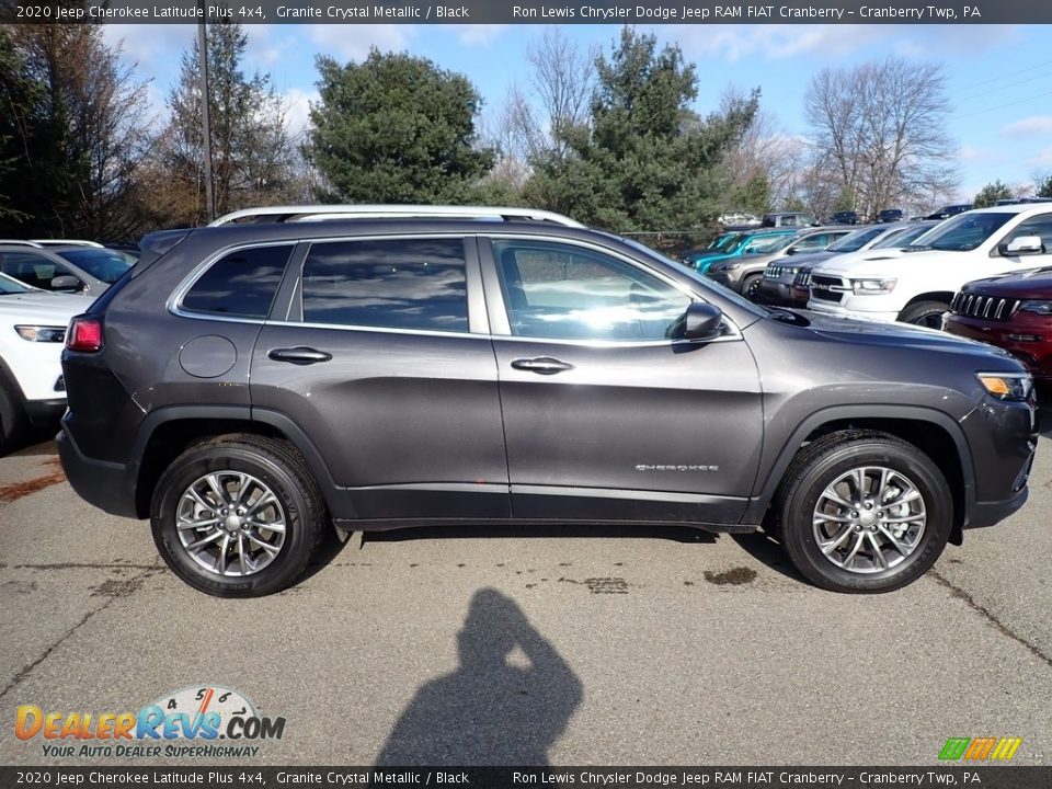 2020 Jeep Cherokee Latitude Plus 4x4 Granite Crystal Metallic / Black Photo #6