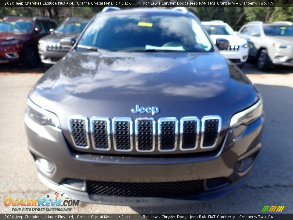 2020 Jeep Cherokee Latitude Plus 4x4 Granite Crystal Metallic / Black Photo #8