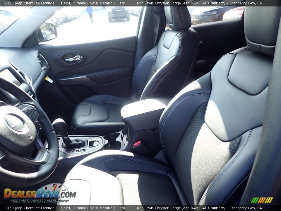 2020 Jeep Cherokee Latitude Plus 4x4 Granite Crystal Metallic / Black Photo #13