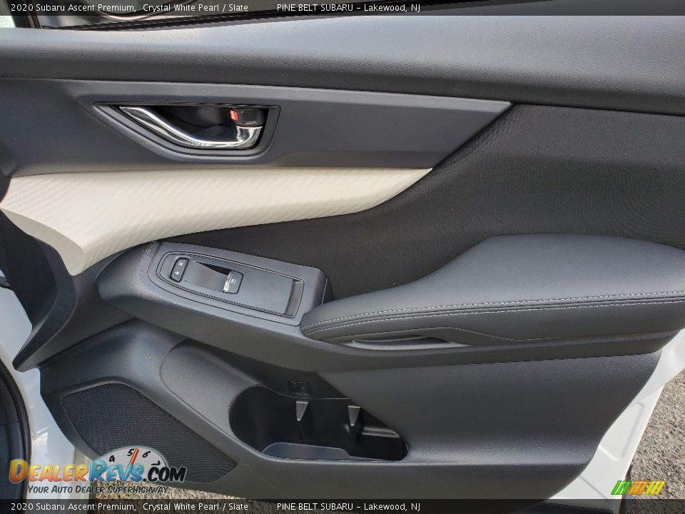 2020 Subaru Ascent Premium Crystal White Pearl / Slate Photo #17