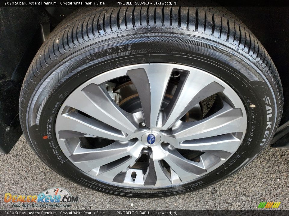 2020 Subaru Ascent Premium Crystal White Pearl / Slate Photo #22