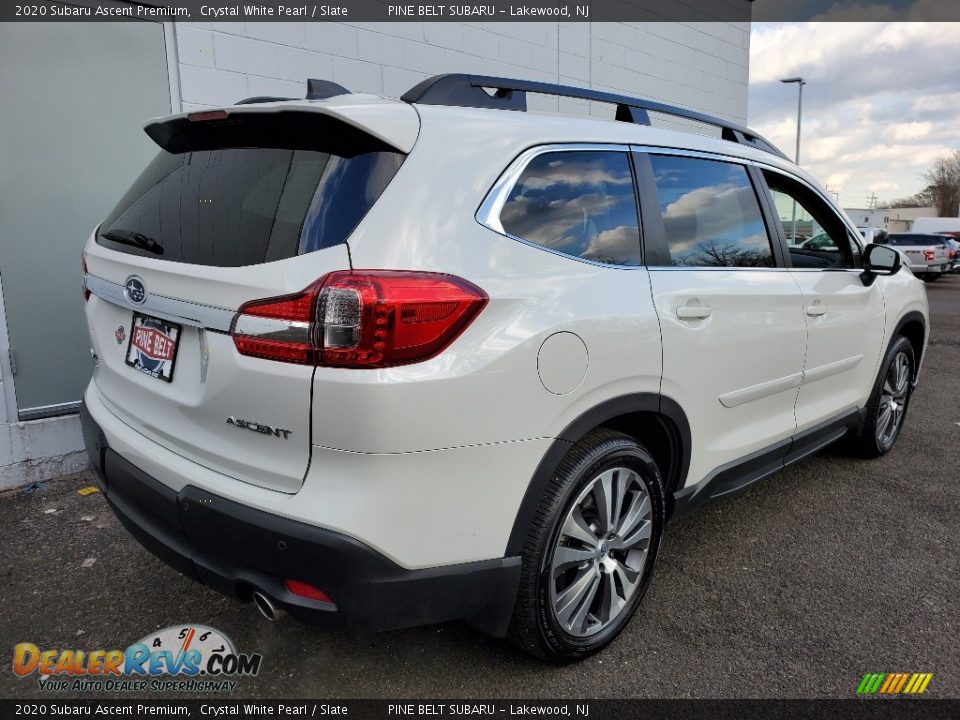 2020 Subaru Ascent Premium Crystal White Pearl / Slate Photo #23