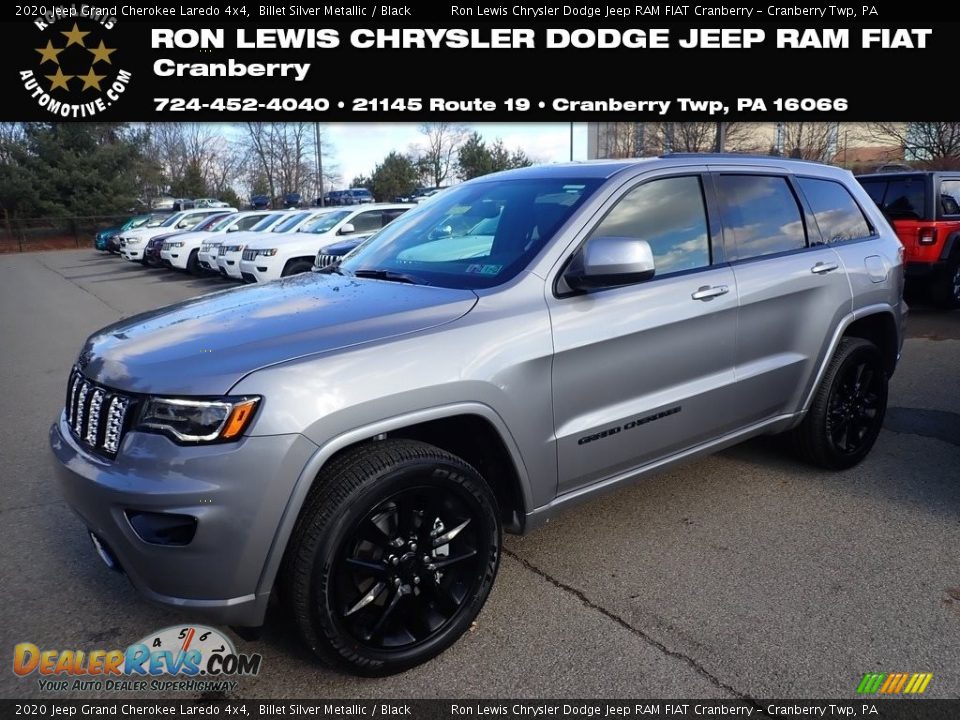 2020 Jeep Grand Cherokee Laredo 4x4 Billet Silver Metallic / Black Photo #1