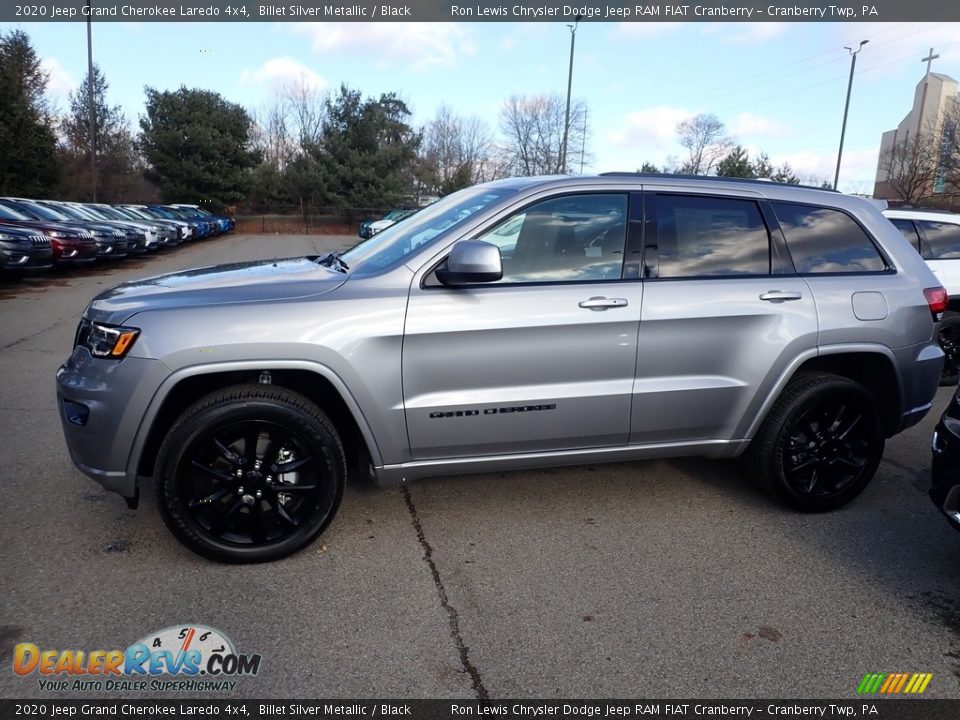 2020 Jeep Grand Cherokee Laredo 4x4 Billet Silver Metallic / Black Photo #2