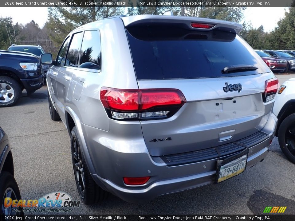 2020 Jeep Grand Cherokee Laredo 4x4 Billet Silver Metallic / Black Photo #3